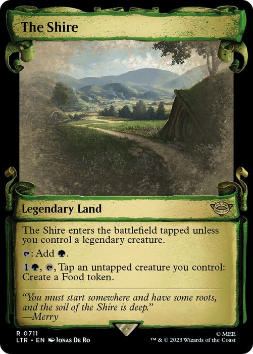 The Shire (LTR-711) - rare: (Showcase) - Foil