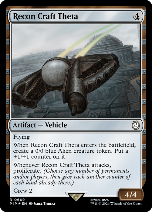 Recon Craft Theta (PIP-669) - rare - Foil