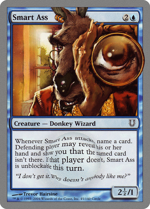 Smart Ass (UNH-045) - common - Foil