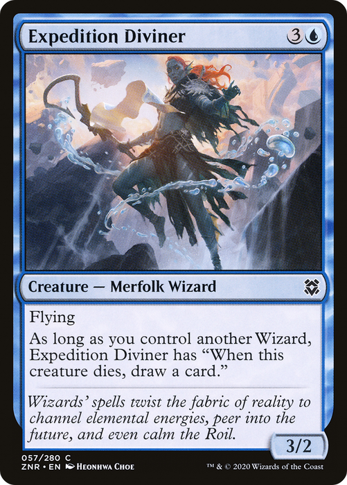 Expedition Diviner (ZNR-057) - common - Foil
