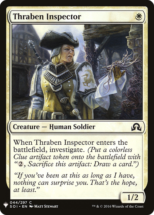 Thraben Inspector (LIST-SOI-44) - common