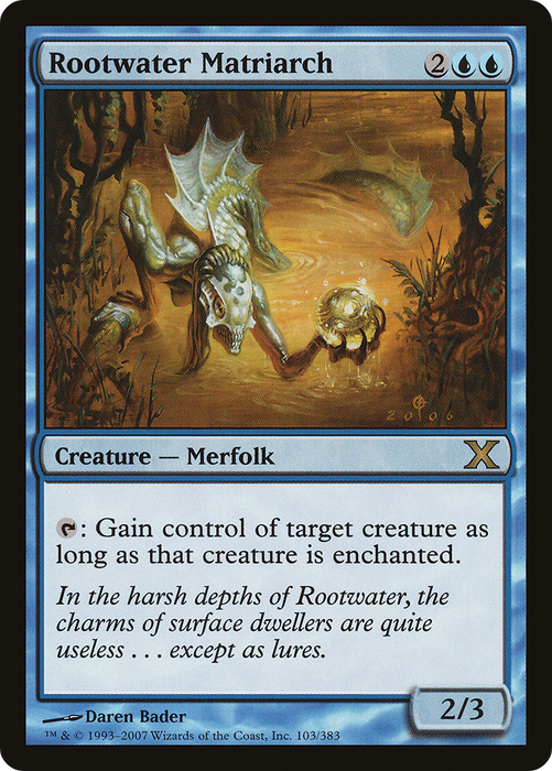 Rootwater Matriarch (10E-103) - rare - Foil
