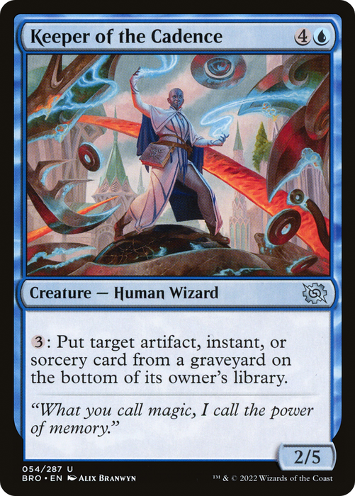Keeper of the Cadence (BRO-054) - uncommon - Foil