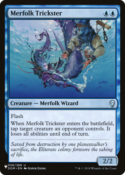 Merfolk Trickster (LIST-DOM-56) - uncommon