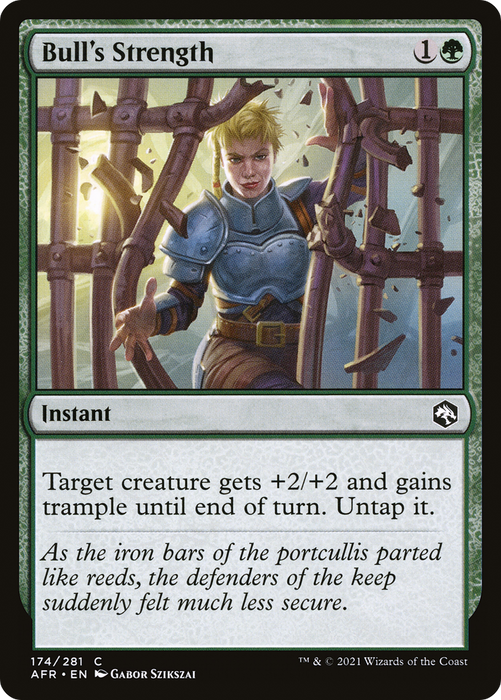 Bull's Strength (AFR-174) - common - Foil