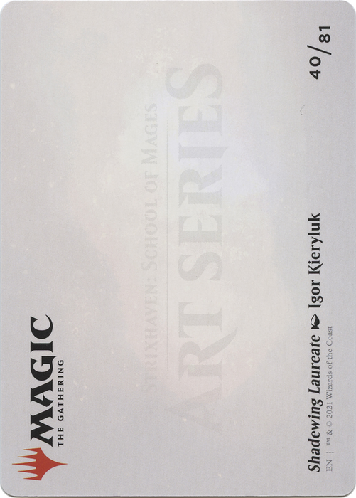 Shadewing Laureate // Shadewing Laureate (ASTX-040) - common (Borderless) - Foil