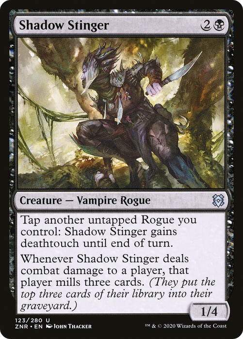 Shadow Stinger (ZNR-123) - uncommon - Foil