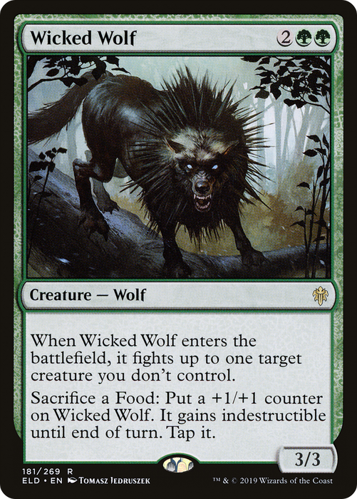 Wicked Wolf (ELD-181) - rare - Foil