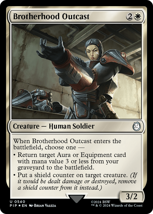 Brotherhood Outcast (PIP-540) - uncommon - Foil