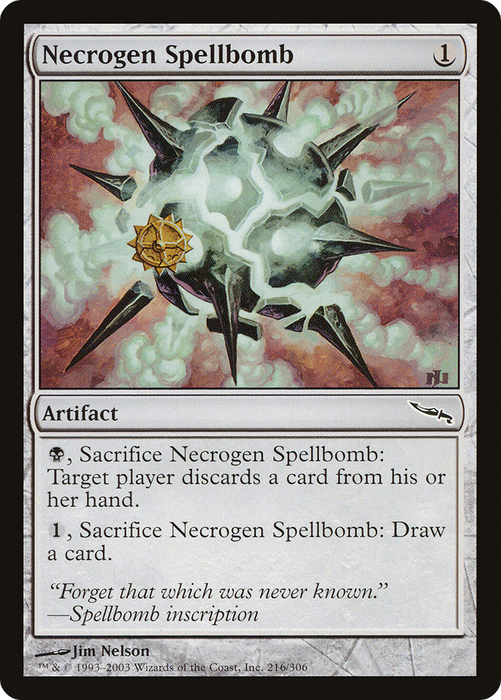 Necrogen Spellbomb (MRD-216) - common - Foil