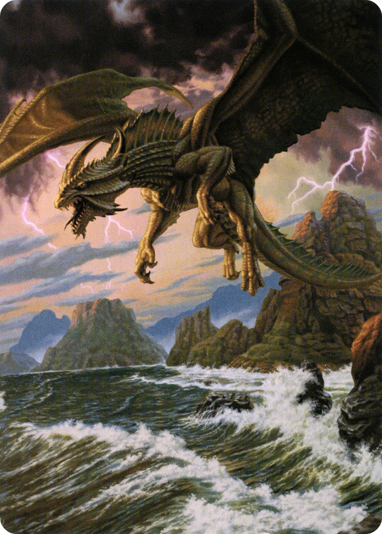 Ancient Bronze Dragon // Ancient Bronze Dragon (ACLB-003) - common (Borderless)