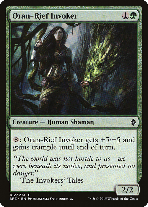 Oran-Rief Invoker (BFZ-182) - common - Foil