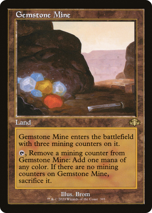 Gemstone Mine (DMR-395) - rare