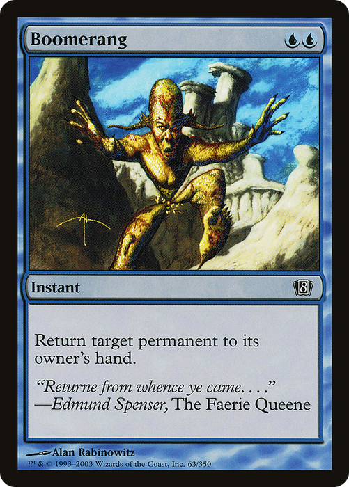 Boomerang (8ED-63★) - common - Foil