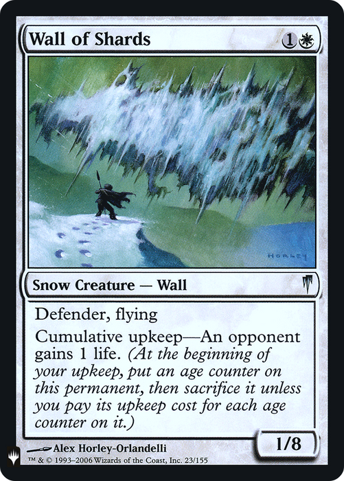Wall of Shards (LIST-CSP-23) - uncommon - Foil