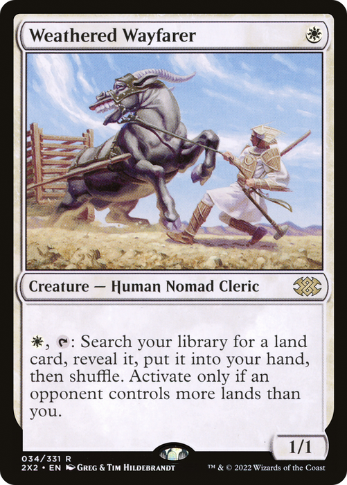 Weathered Wayfarer (2X2-034) - rare - Foil