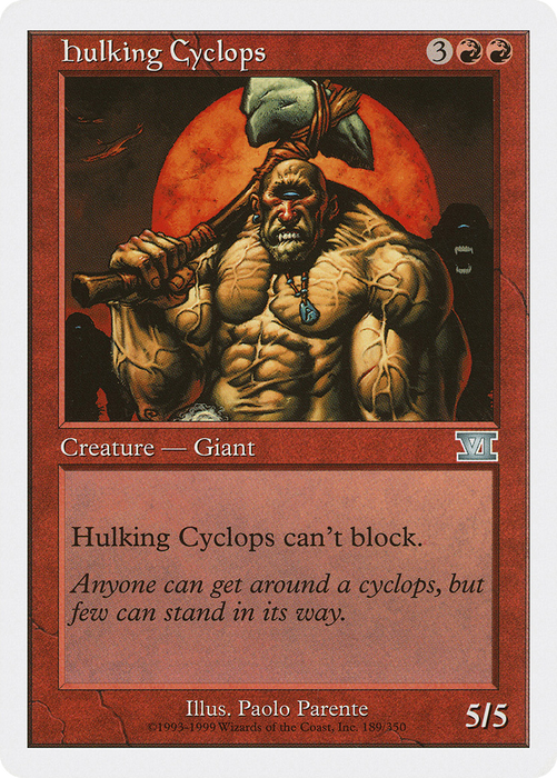 Hulking Cyclops (6ED-189) - uncommon