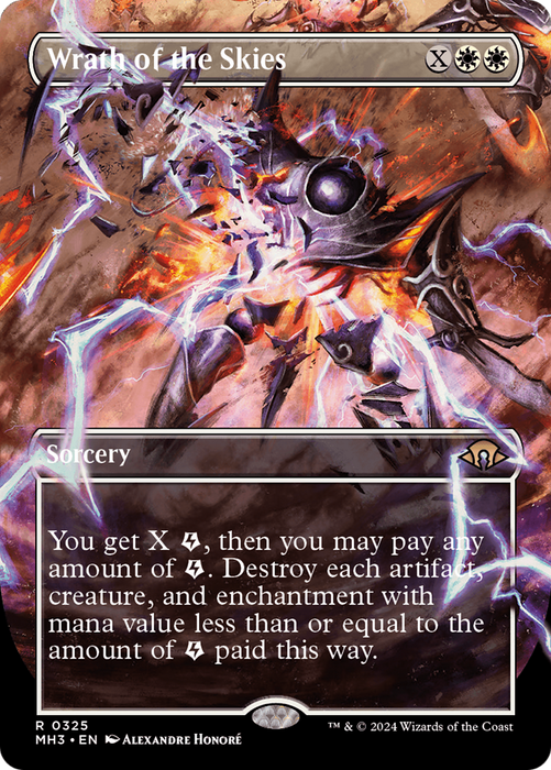 Wrath of the Skies (MH3-325) - rare (Borderless) - Foil