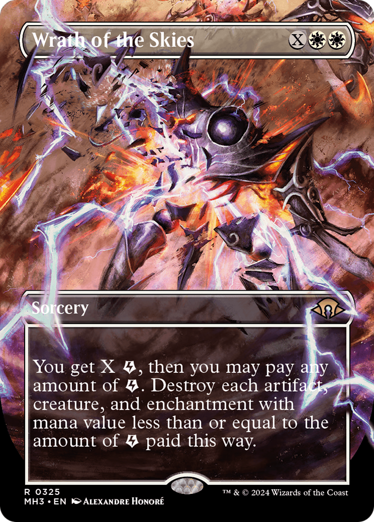Wrath of the Skies (MH3-325) - rare (Borderless)