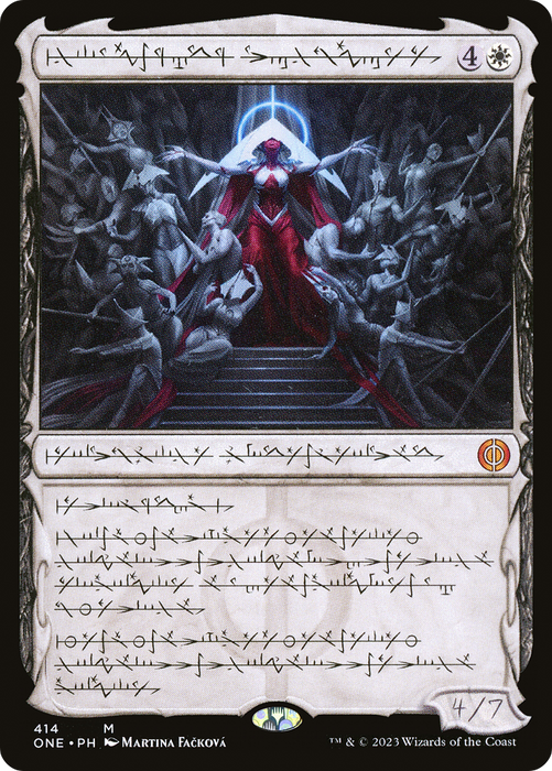 Elesh Norn, Mother of Machines (ONE-414) - mythic: (Showcase) - Foil