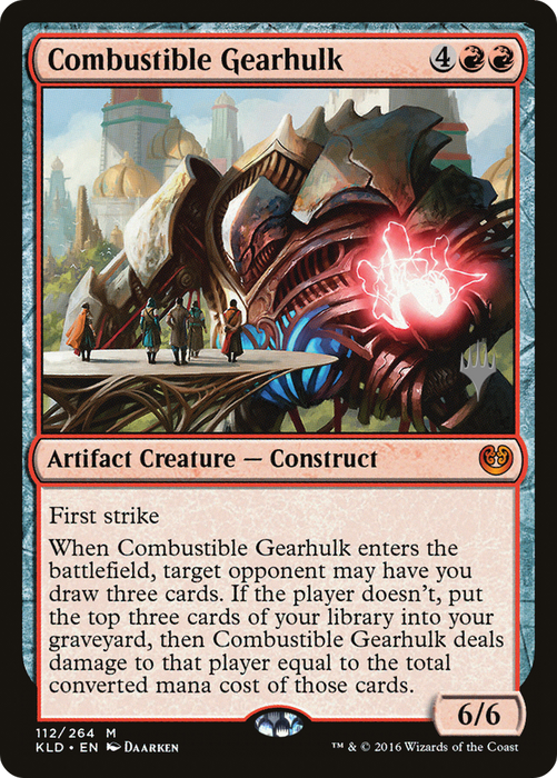 Combustible Gearhulk (PPTHB-112P) - mythic - Foil