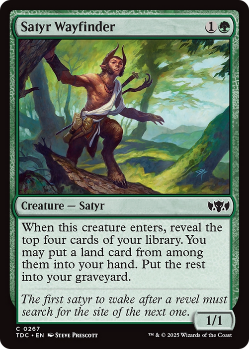Satyr Wayfinder (TDC-267) - common