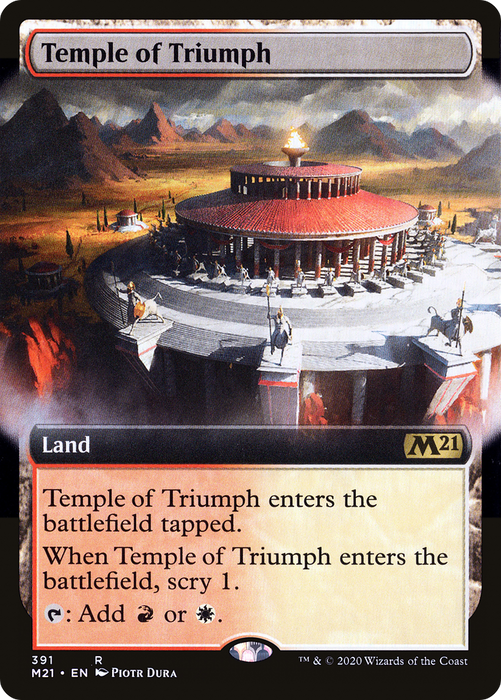 Temple of Triumph (M21-391) - rare: (Extended Art)