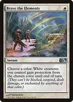 Brave the Elements (M14-010) - uncommon - Foil