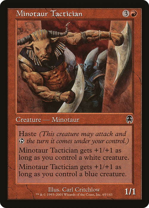 Minotaur Tactician (APC-065) - common - Foil