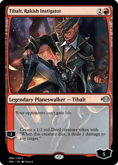 Tibalt, Rakish Instigator (PRM-72247) - uncommon - Foil
