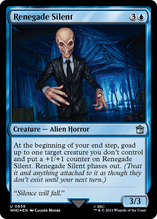 Renegade Silent (WHO-658) - uncommon - Foil