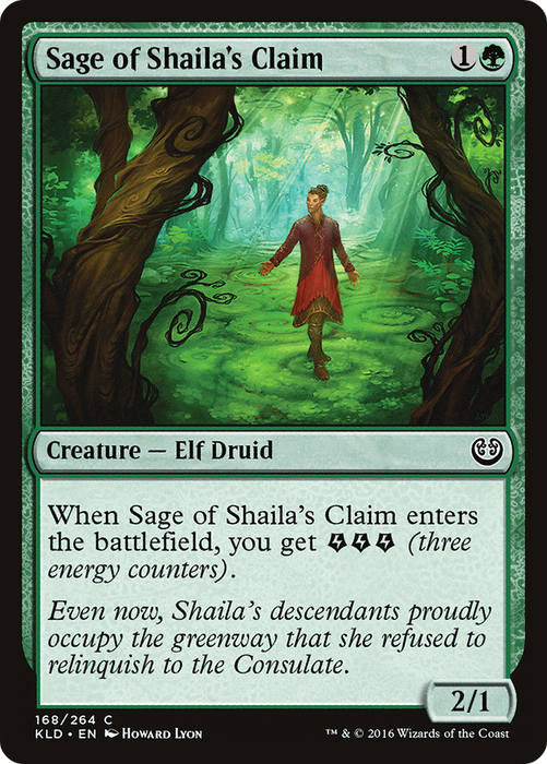 Sage of Shaila's Claim (KLD-168) - common - Foil