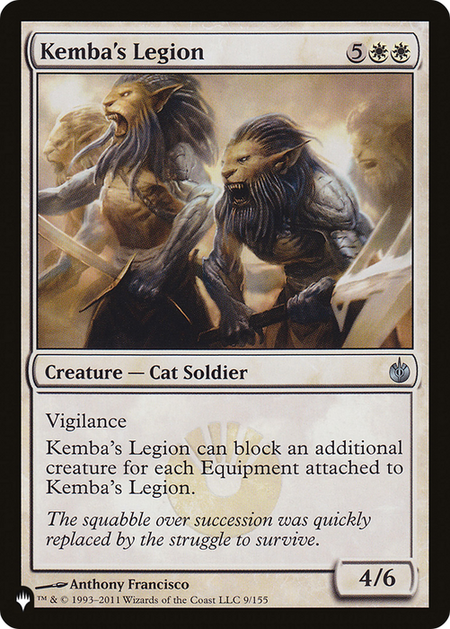 Kemba's Legion (LIST-MBS-9) - uncommon