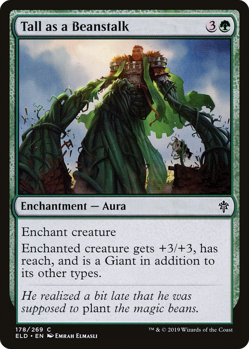 Tall as a Beanstalk (ELD-178) - common - Foil