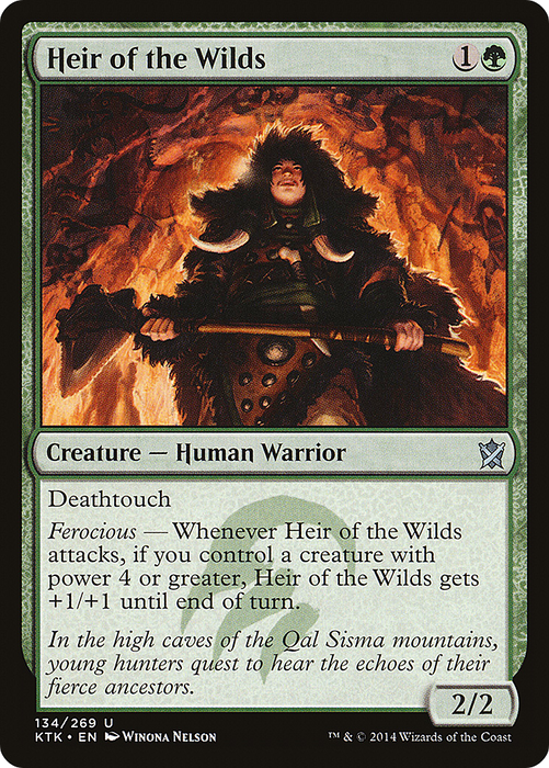 Heir of the Wilds (KTK-134) - uncommon - Foil