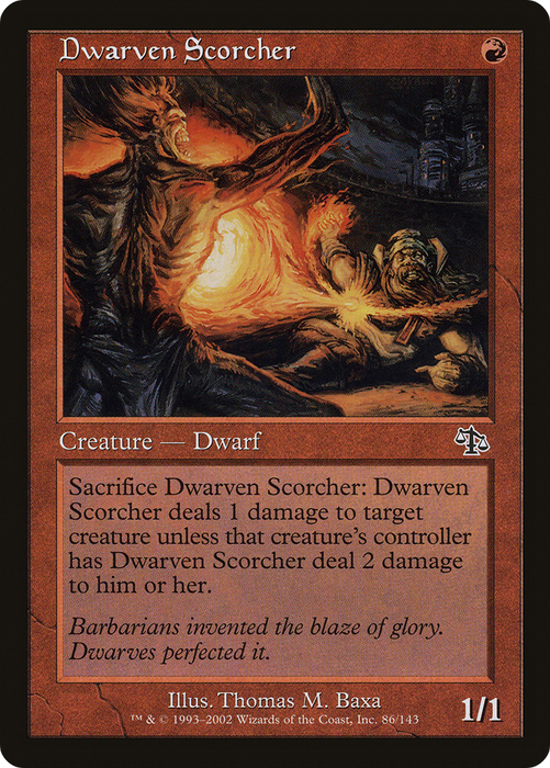Dwarven Scorcher (JUD-086) - common