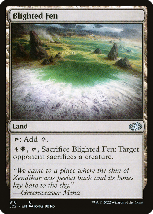 Blighted Fen (J22-810) - uncommon