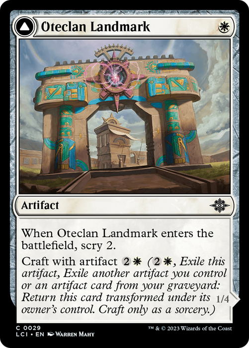 Oteclan Landmark // Oteclan Levitator (LCI-029) - common - Foil