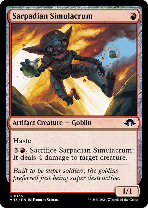 Sarpadian Simulacrum (MH3-135) - common - Foil