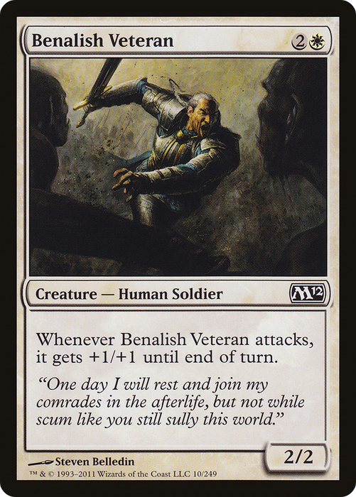 Benalish Veteran (M12-010) - common