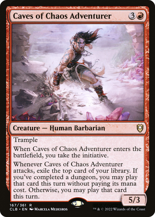 Caves of Chaos Adventurer (CLB-167) - rare - Foil