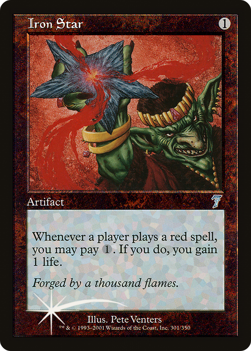 Iron Star (7ED-301★) - uncommon - Foil