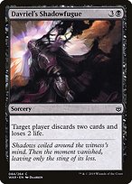 Davriel's Shadowfugue (WAR-084) - common - Foil