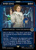 River Song (WHO-1138) - rare: (Showcase) (Borderless) - Foil