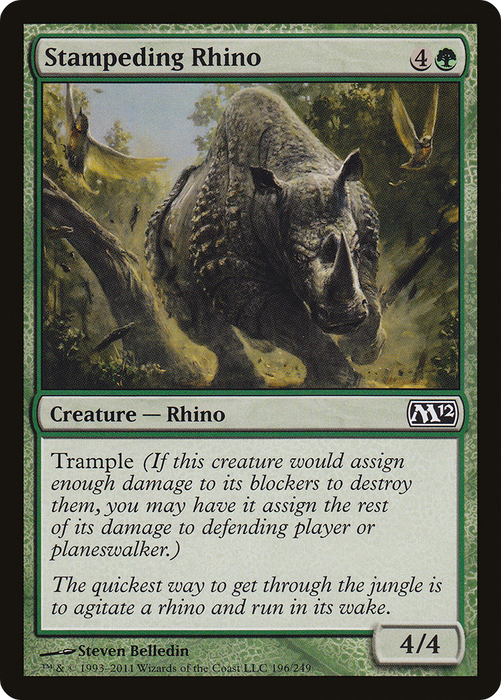 Stampeding Rhino (M12-196) - common
