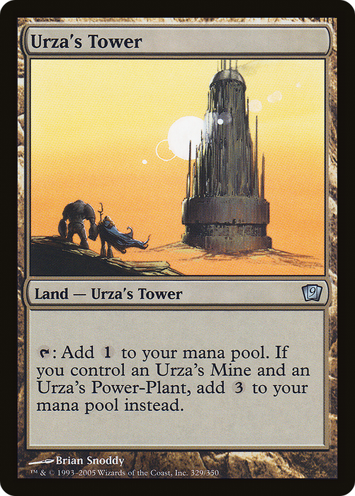 Urza's Tower (9ED-329★) - uncommon - Foil