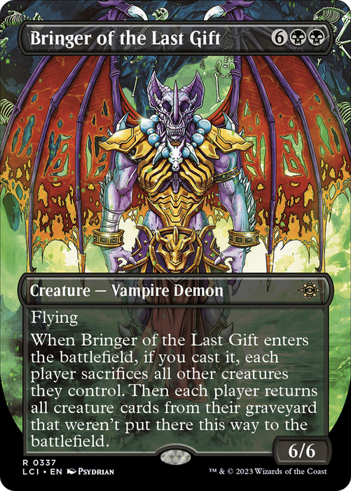 Bringer of the Last Gift (LCI-337) - rare (Borderless) - Foil