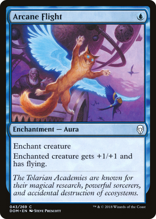 Arcane Flight (DOM-043) - common - Foil