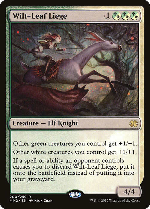 Wilt-Leaf Liege (MM2-200) - rare - Foil