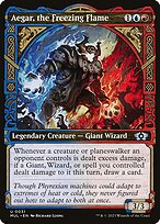 Aegar, the Freezing Flame (MUL-031) - uncommon: (Showcase) - Foil